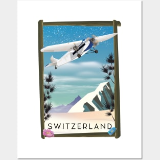 Switzerland travel poster Posters and Art